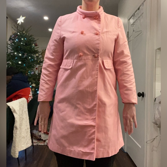 Vintage Union made Pink Double-Breasted Coat - Picture 4 of 16